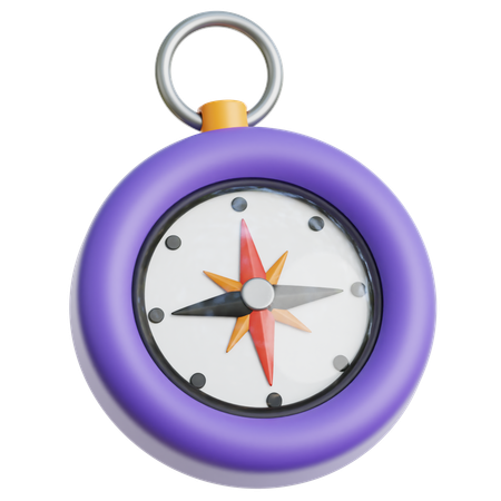 方位磁針  3D Icon