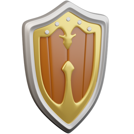 騎士の盾  3D Icon