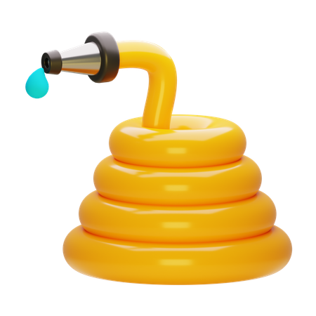 水のホース  3D Icon