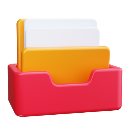 ファイルフォルダー  3D Icon