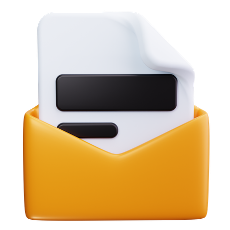 オフィスフォルダー  3D Icon