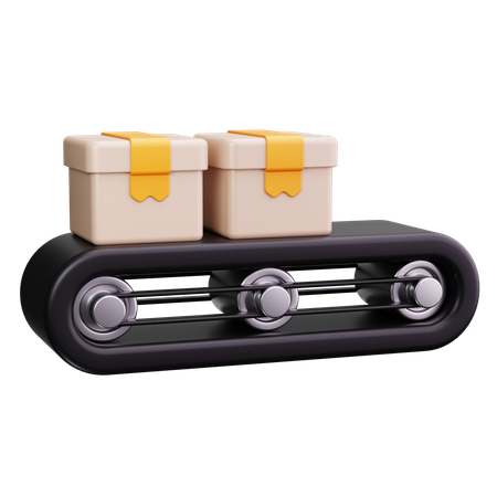 컨베이어 벨트  3D Icon