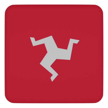 맨섬  3D Icon