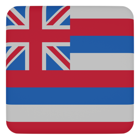 하와이  3D Icon