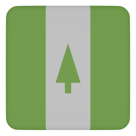 노퍽 섬  3D Icon