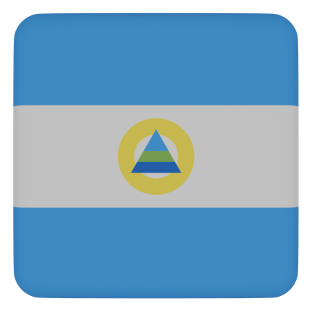 니카라과  3D Icon