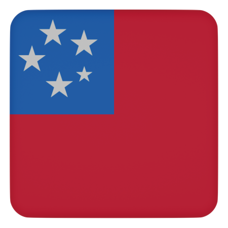 사모아  3D Icon