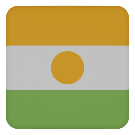 니제르  3D Icon