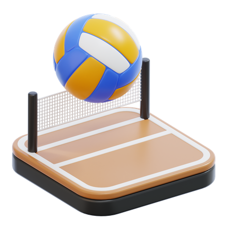バレーボール  3D Icon
