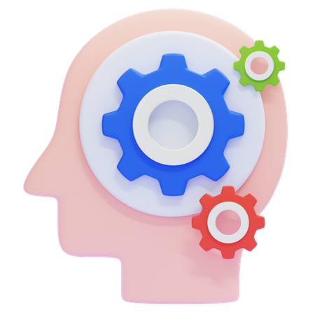 사고 과정  3D Icon