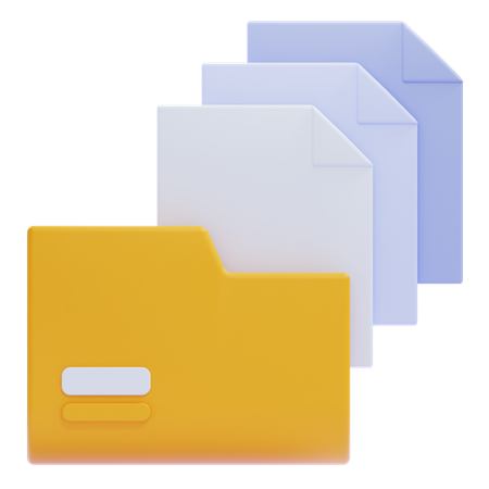 파일 전송  3D Icon