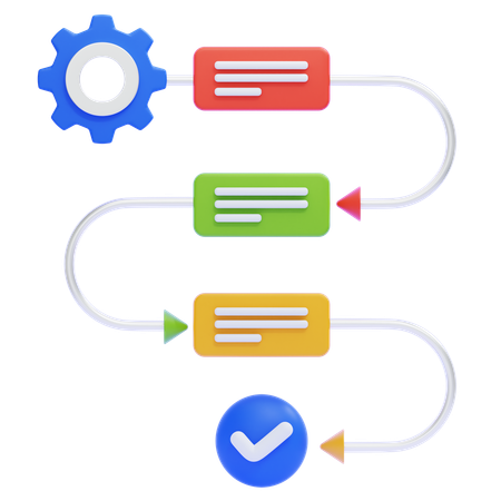 반복  3D Icon
