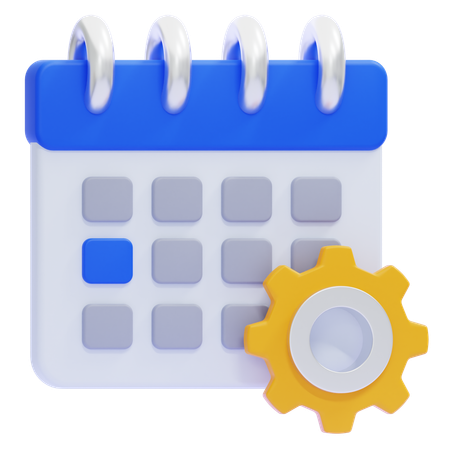 달력  3D Icon