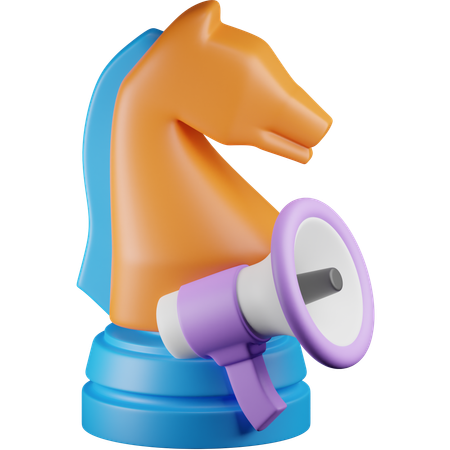 マーケティング戦略  3D Icon