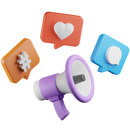 コンテンツマーケティング  3D Icon