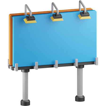 看板  3D Icon