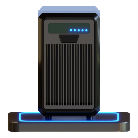 엣지 컴퓨팅 장치  3D Icon