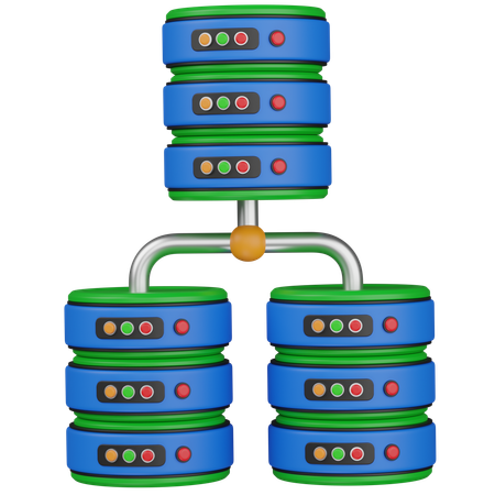 データベースストレージ  3D Icon