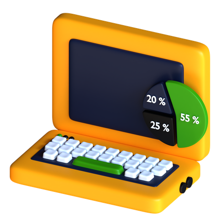 ラップトップ  3D Icon