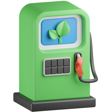 エコ燃料  3D Icon