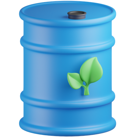 バイオ燃料  3D Icon