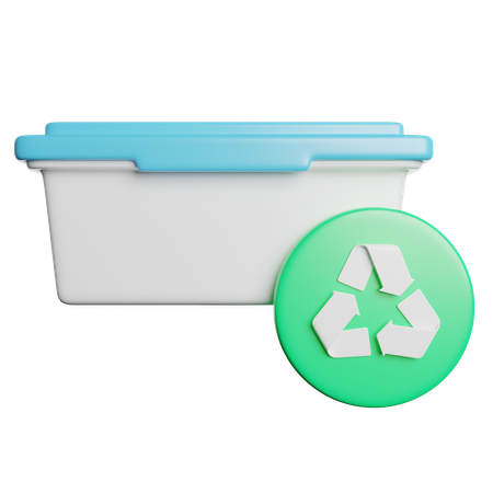 食品容器  3D Icon
