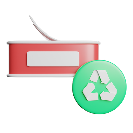 缶詰食品  3D Icon