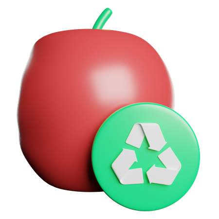 りんご  3D Icon
