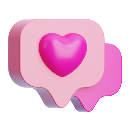 ラブチャット  3D Icon