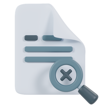 ファイルがない  3D Icon