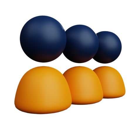 グループ  3D Icon