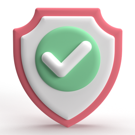 安全  3Dアイコン