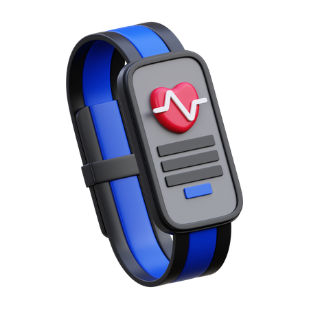 フィットネスバンド  3D Icon