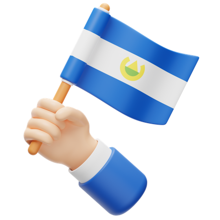 エルサルバドルの国旗  3D Icon