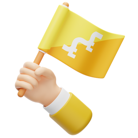 부탄 국기  3D Icon
