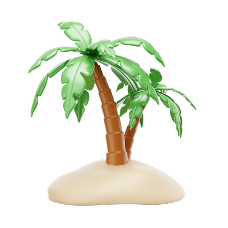 ヤシの木  3D Icon