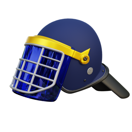 경찰 헬멧  3D Icon