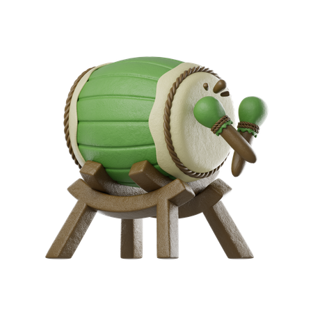 イスラムの太鼓  3D Icon