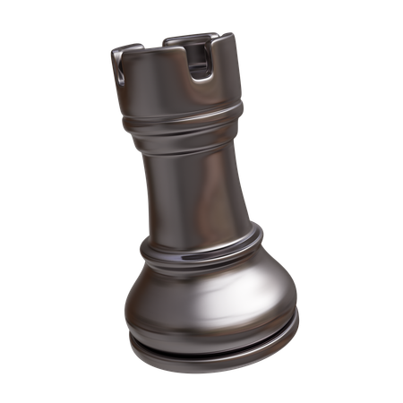 금속 체스 룩  3D Icon
