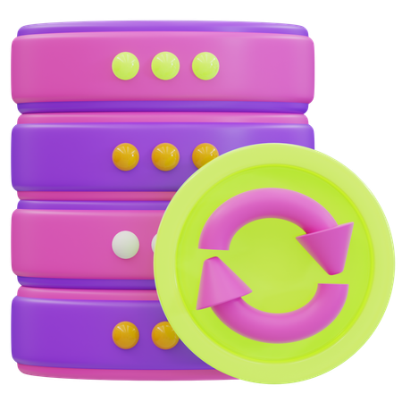 서버 복구 솔루션을 통한 데이터 보안 강화  3D Icon