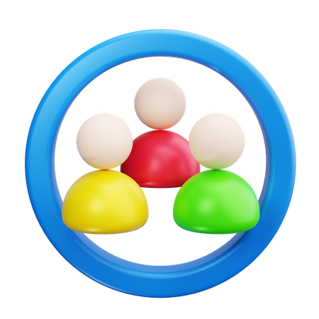 지역 사회  3D Icon
