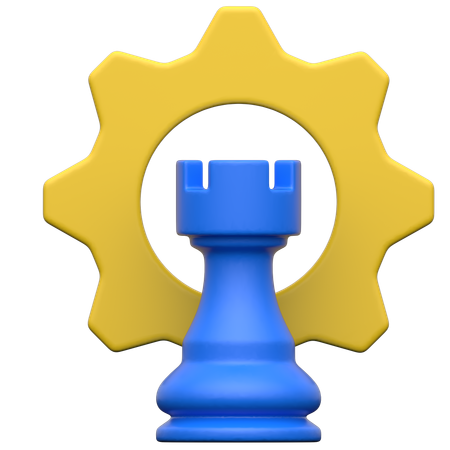 전략적 관리  3D Icon