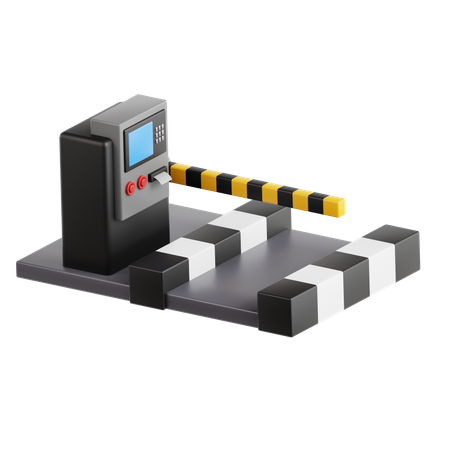 주차 장벽  3D Icon