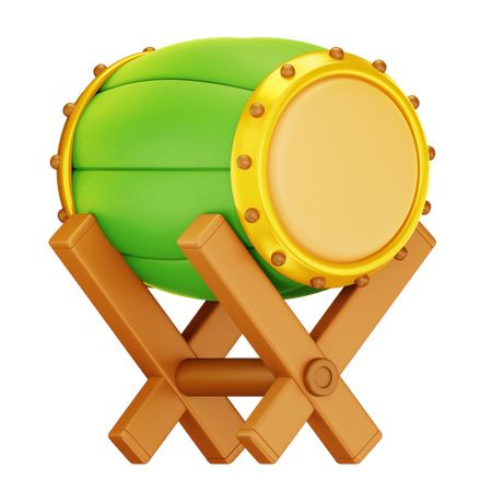 そしてモスクの太鼓  3D Icon