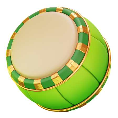 イスラムの太鼓  3D Icon