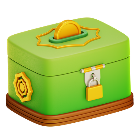 チャリティーボックス  3D Icon