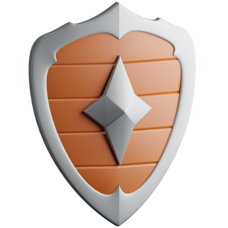 방패  3D Icon