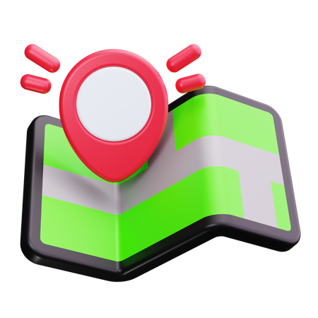 위치 핀  3D Icon