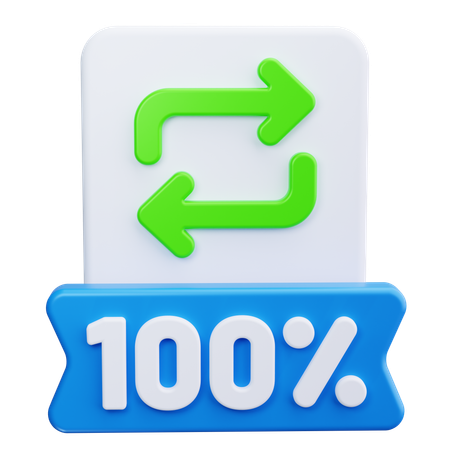 返金保証  3D Icon