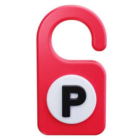 주차 허가  3D Icon